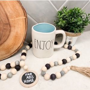 🚨 CLOSING 9.16 🚨 Rae Dunn ENJOY Blue Ceramic Coffee Mug